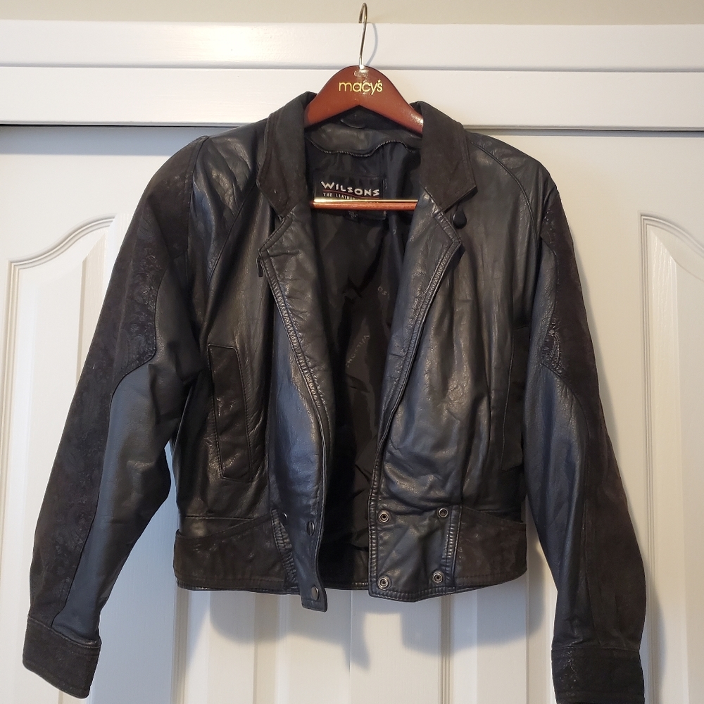 Vintage genuine leather jacket